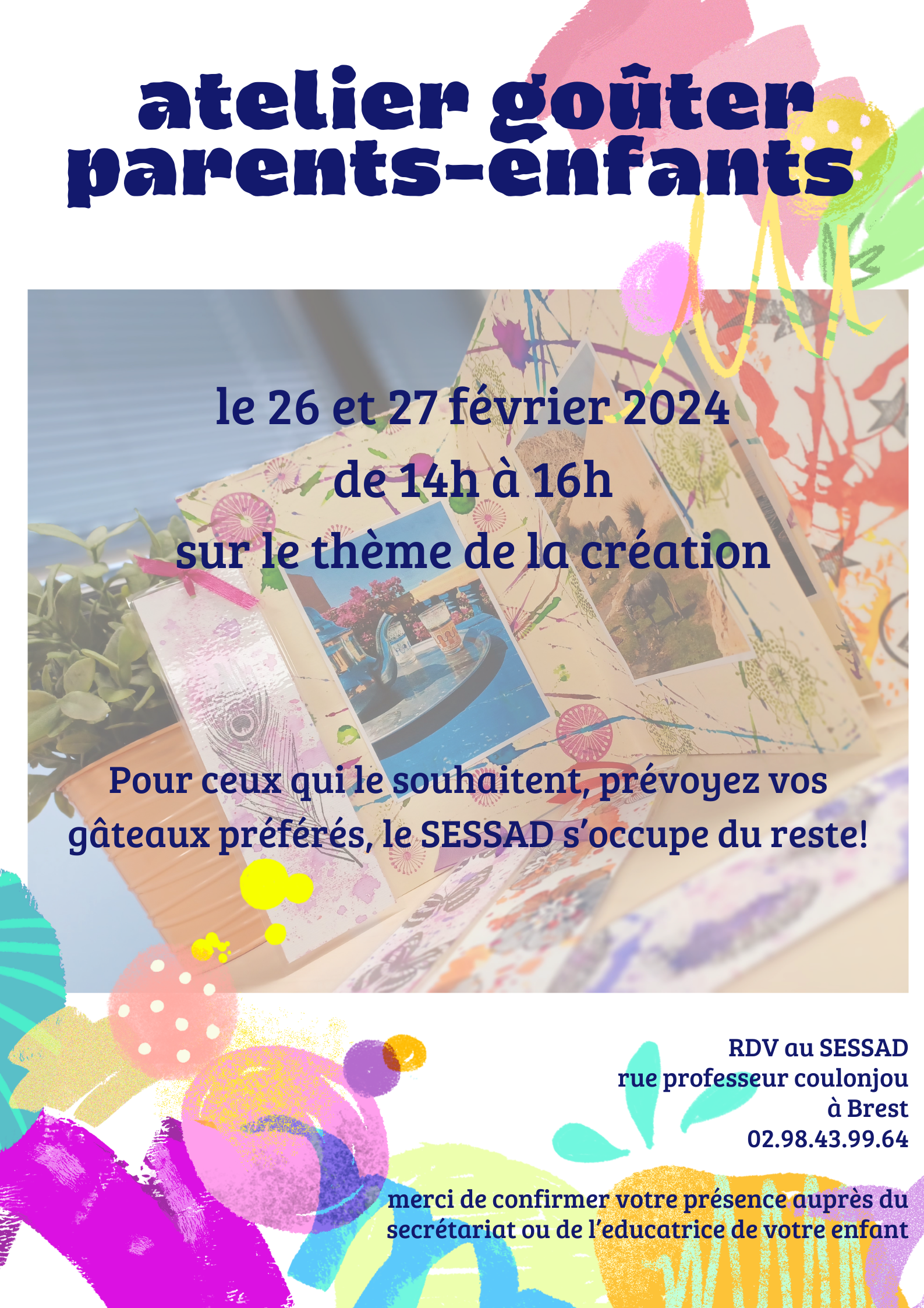 affiche atelier goûter SESSAD brestois