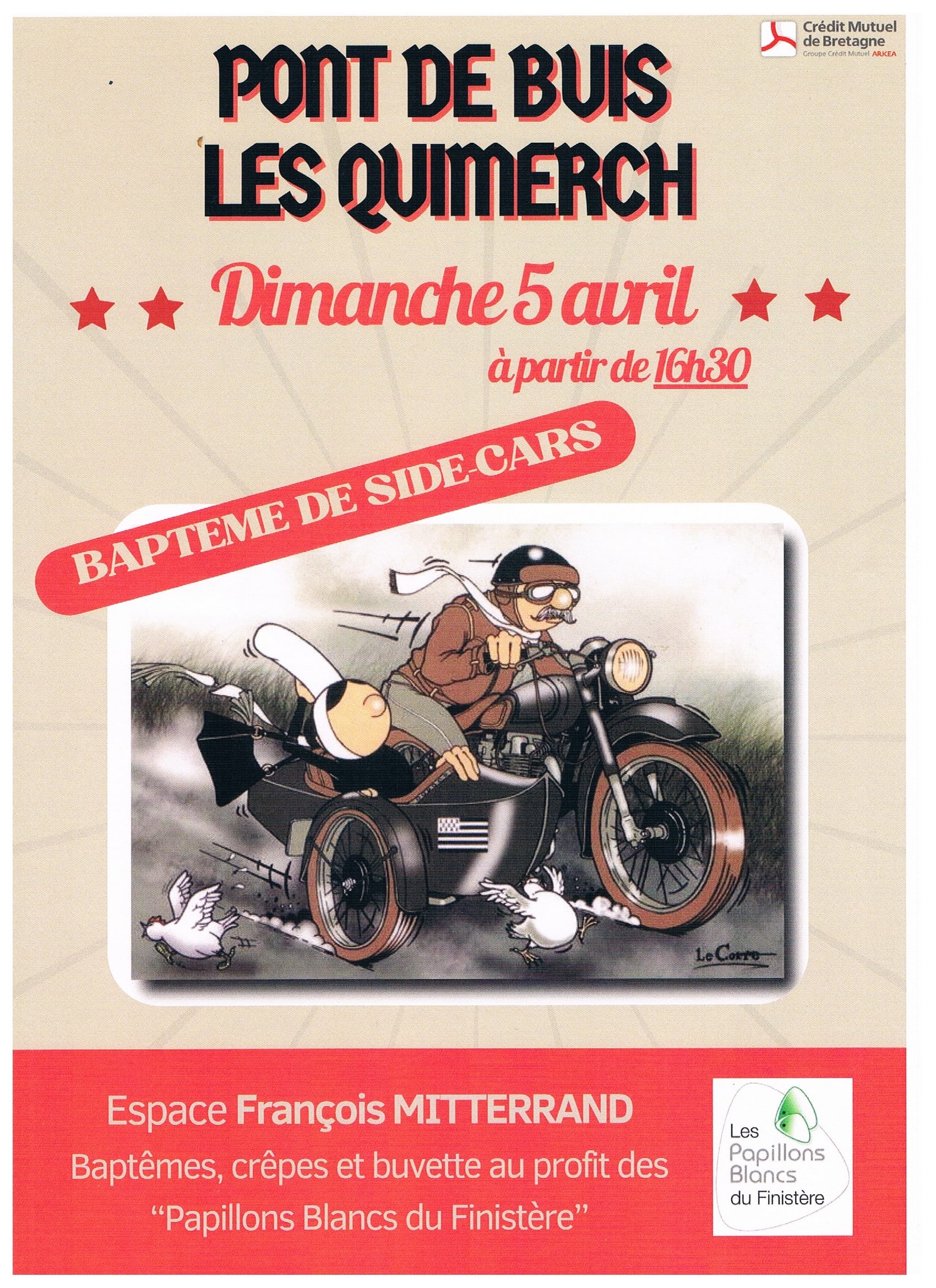 Affiche 2026 Baptêmes Side car